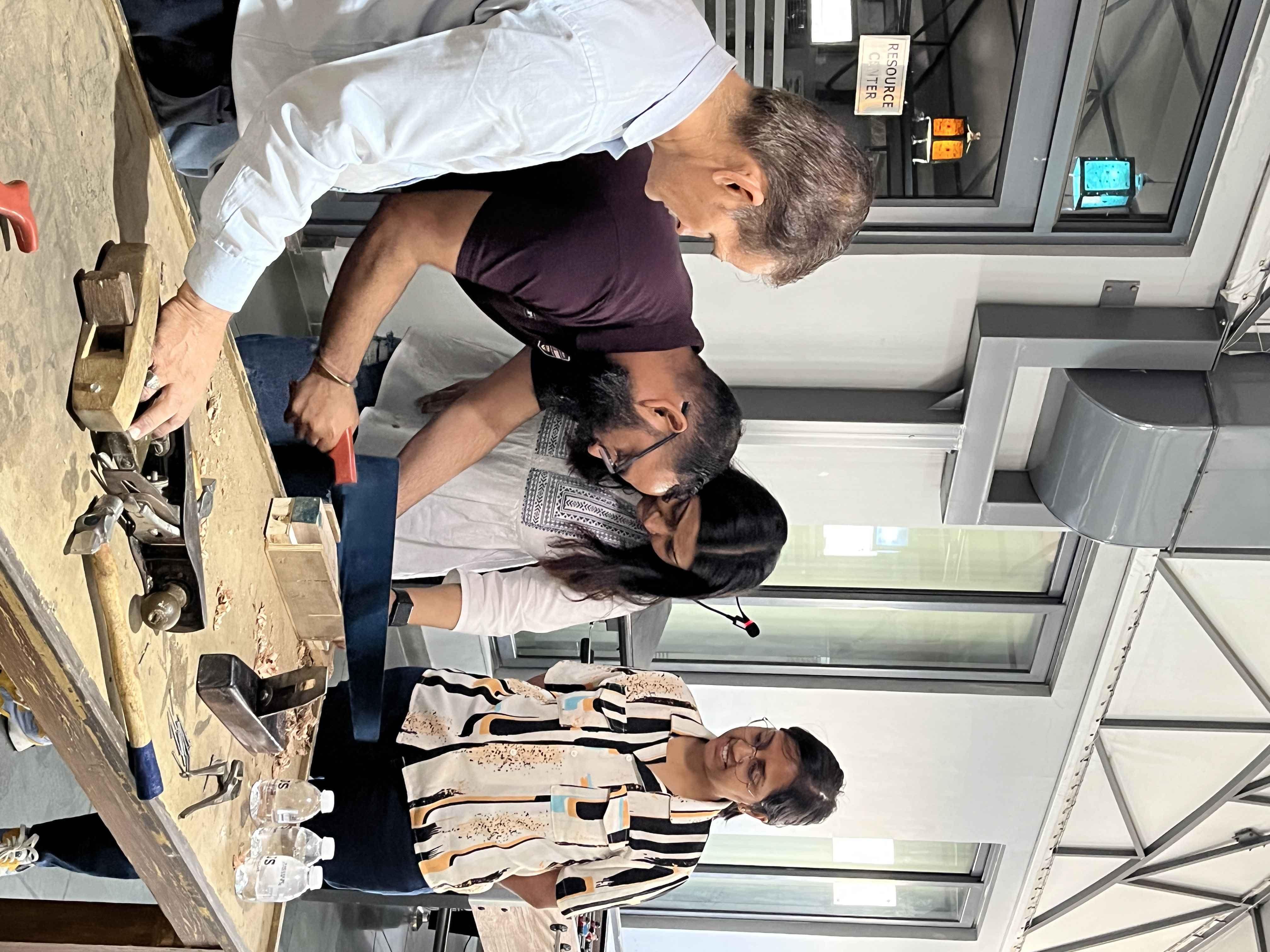 École Intuit Lab French Institute of Design, Digital & Strategy New Delhi Woodworking Workshop 20th April_24 photo 1