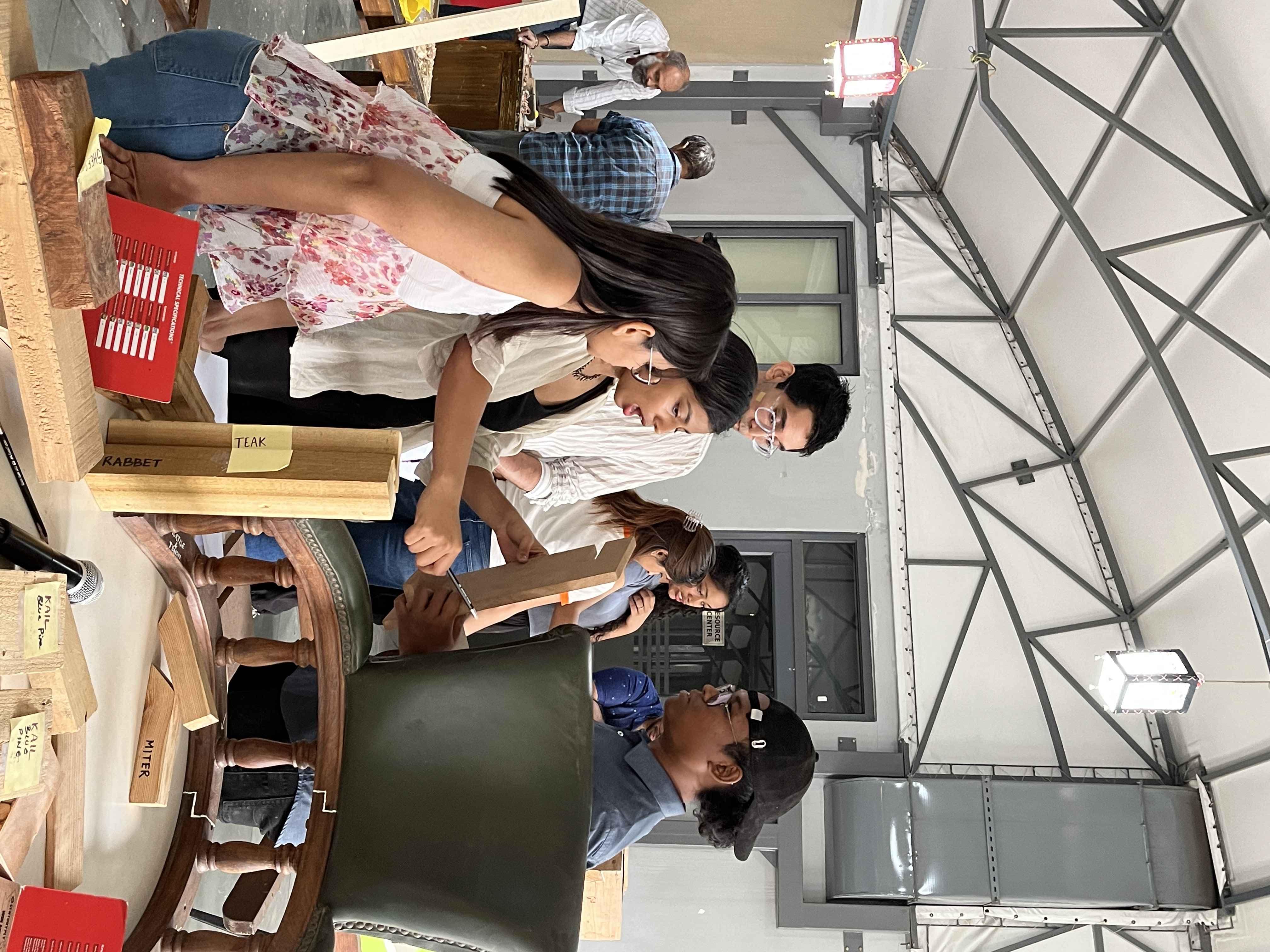 École Intuit Lab French Institute of Design, Digital & Strategy New Delhi Woodworking Workshop 20th April_24 photo 5