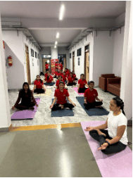 DY Patil PGDM Institute Akurdi Pune Yoga Day photo 4