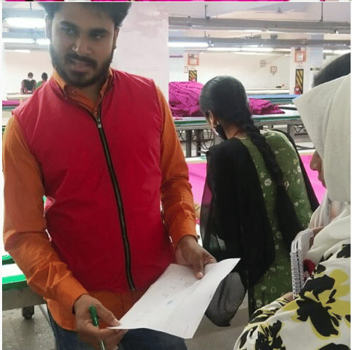 CES institute of fashion technology Bangalore Industrial visit photo 1