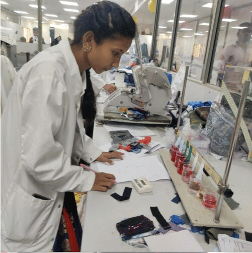 CES institute of fashion technology Bangalore Industrial visit photo 10