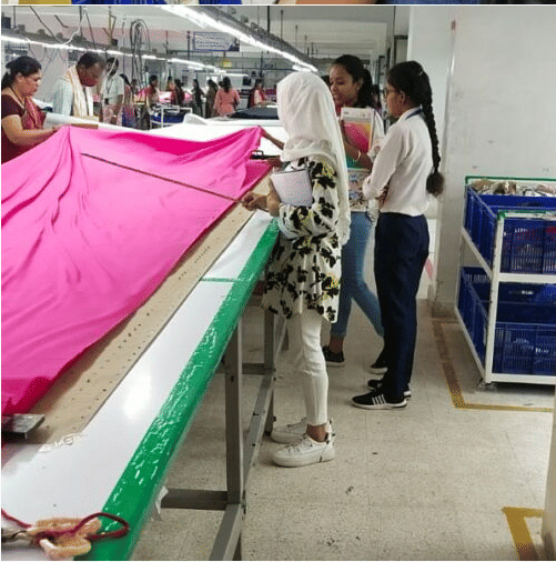 CES institute of fashion technology Bangalore Industrial visit photo 4