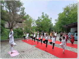 Don Bosco Degree College Jhansi International Yoga Day photo 5