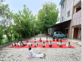 Don Bosco Degree College Jhansi International Yoga Day photo 2