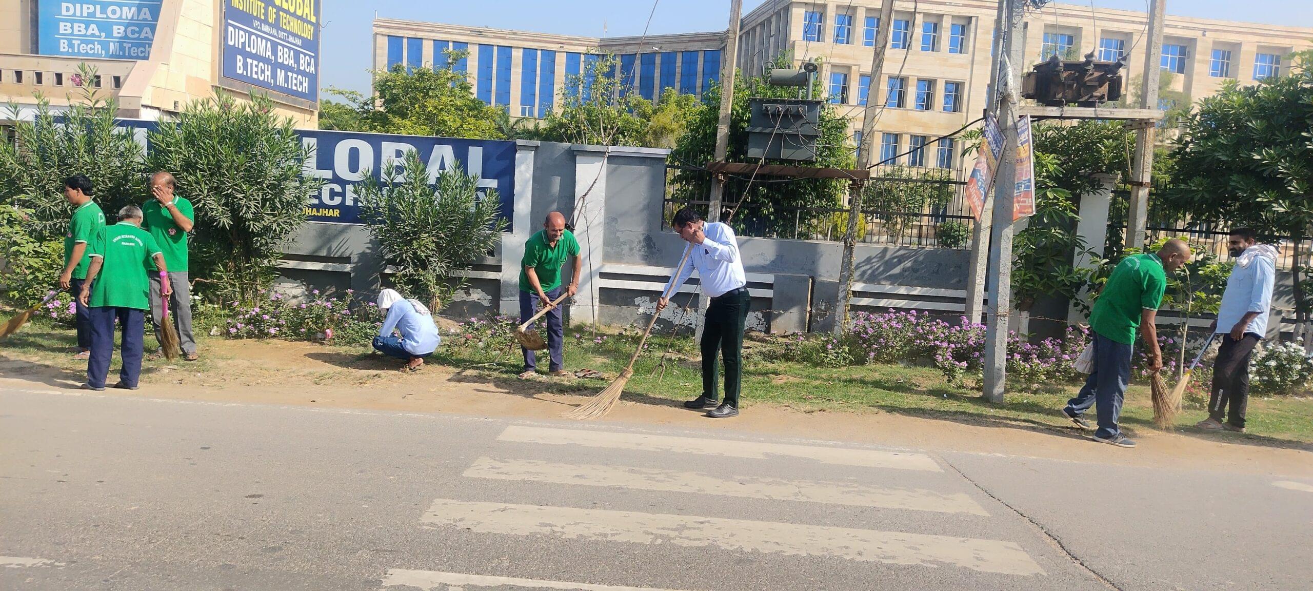 Delhi Global Institute of Technology Jhajjar Swachhata hi sewa event photo 1