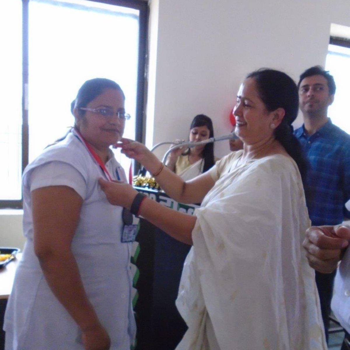 Sultanpur Institute of Nursing and Paramedical Sciences Lamp Lighting 2018 photo 4