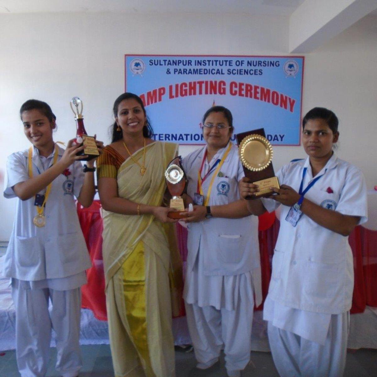 Sultanpur Institute of Nursing and Paramedical Sciences Lamp Lighting 2018 photo 1