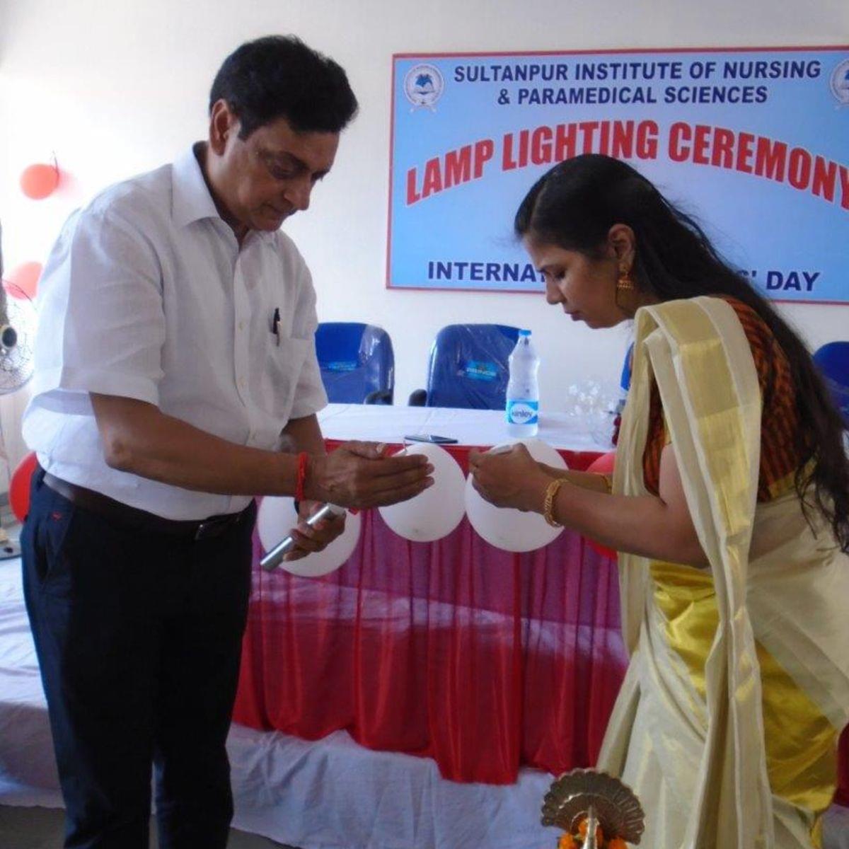 Sultanpur Institute of Nursing and Paramedical Sciences Lamp Lighting 2018 photo 14