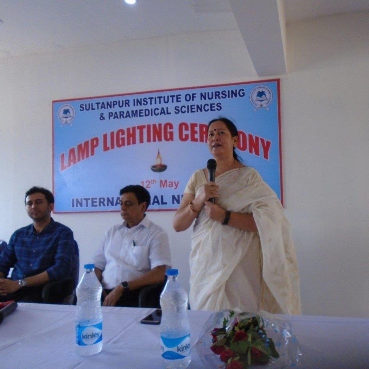 Sultanpur Institute of Nursing and Paramedical Sciences Lamp Lighting 2018 photo 10