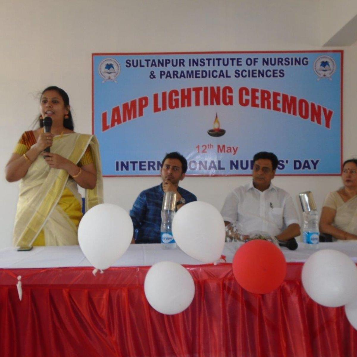 Sultanpur Institute of Nursing and Paramedical Sciences Lamp Lighting 2018 photo 8