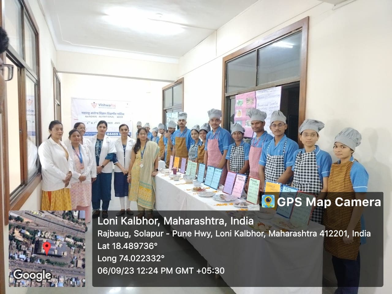 Vishwaraj Institute of Nursing Pune Nutrition Week 2023 Celebration photo 2