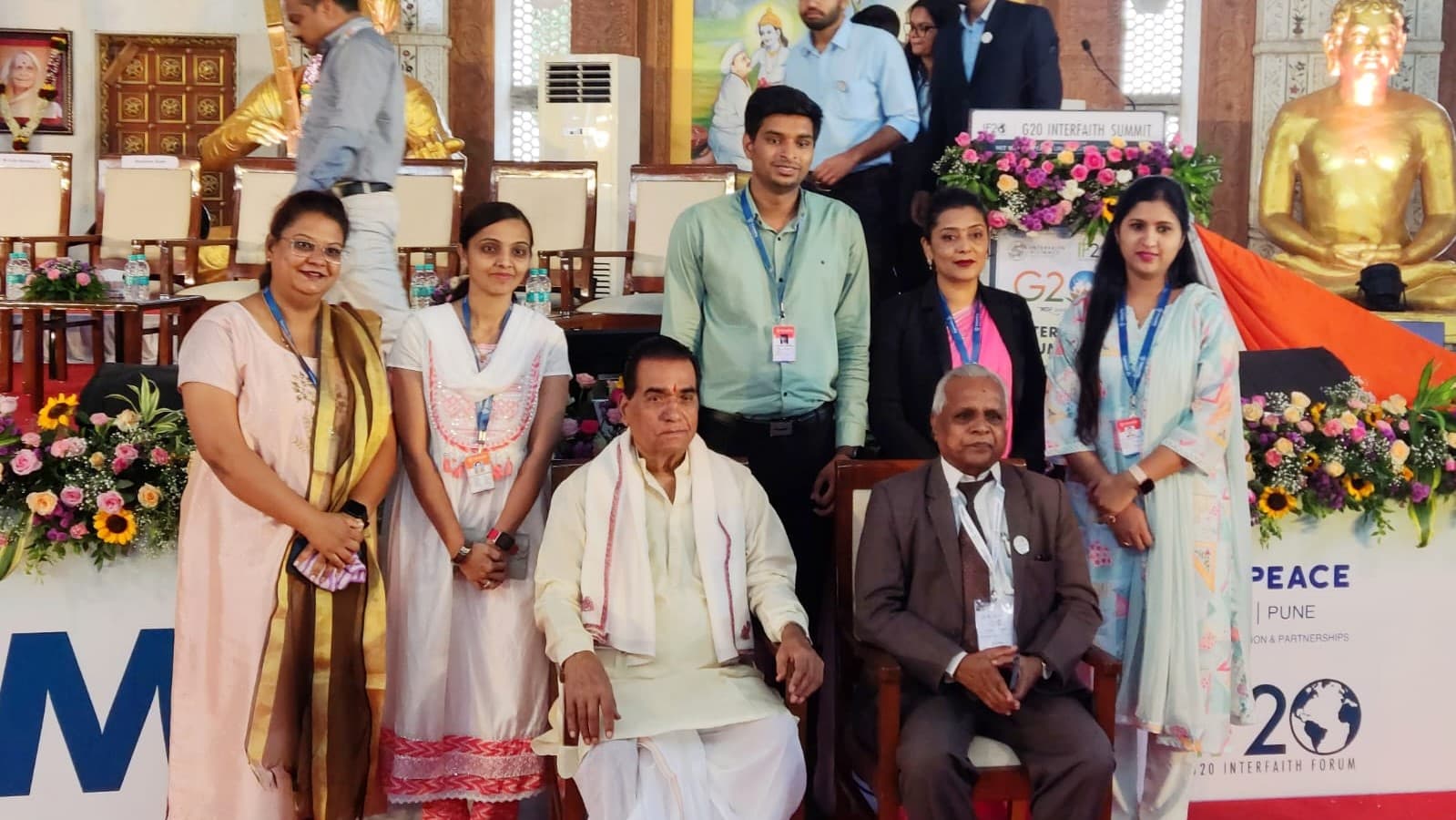 Vishwaraj Institute of Nursing Pune G20 Interfaith Summit 2023 photo 5