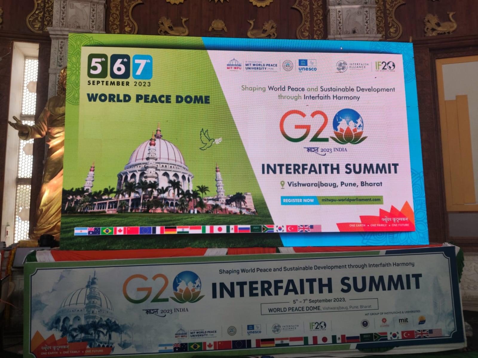 Vishwaraj Institute of Nursing Pune G20 Interfaith Summit 2023 photo 4