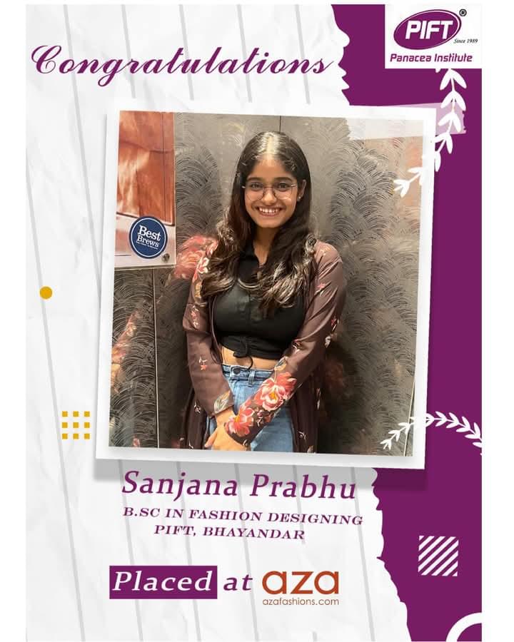 Panacea Institute of Fashion Technology Mumbai Placement  & Students Testimony photo 4