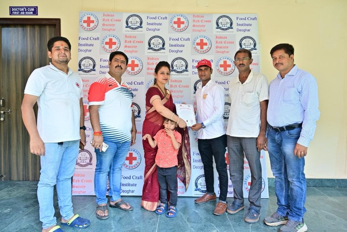Food Craft institute Deoghar Blood donation drive photo 16