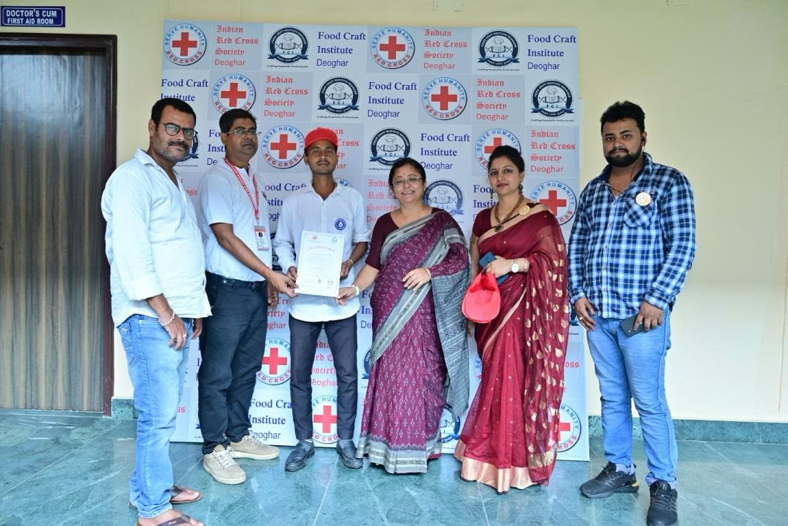 Food Craft institute Deoghar Blood donation drive photo 19