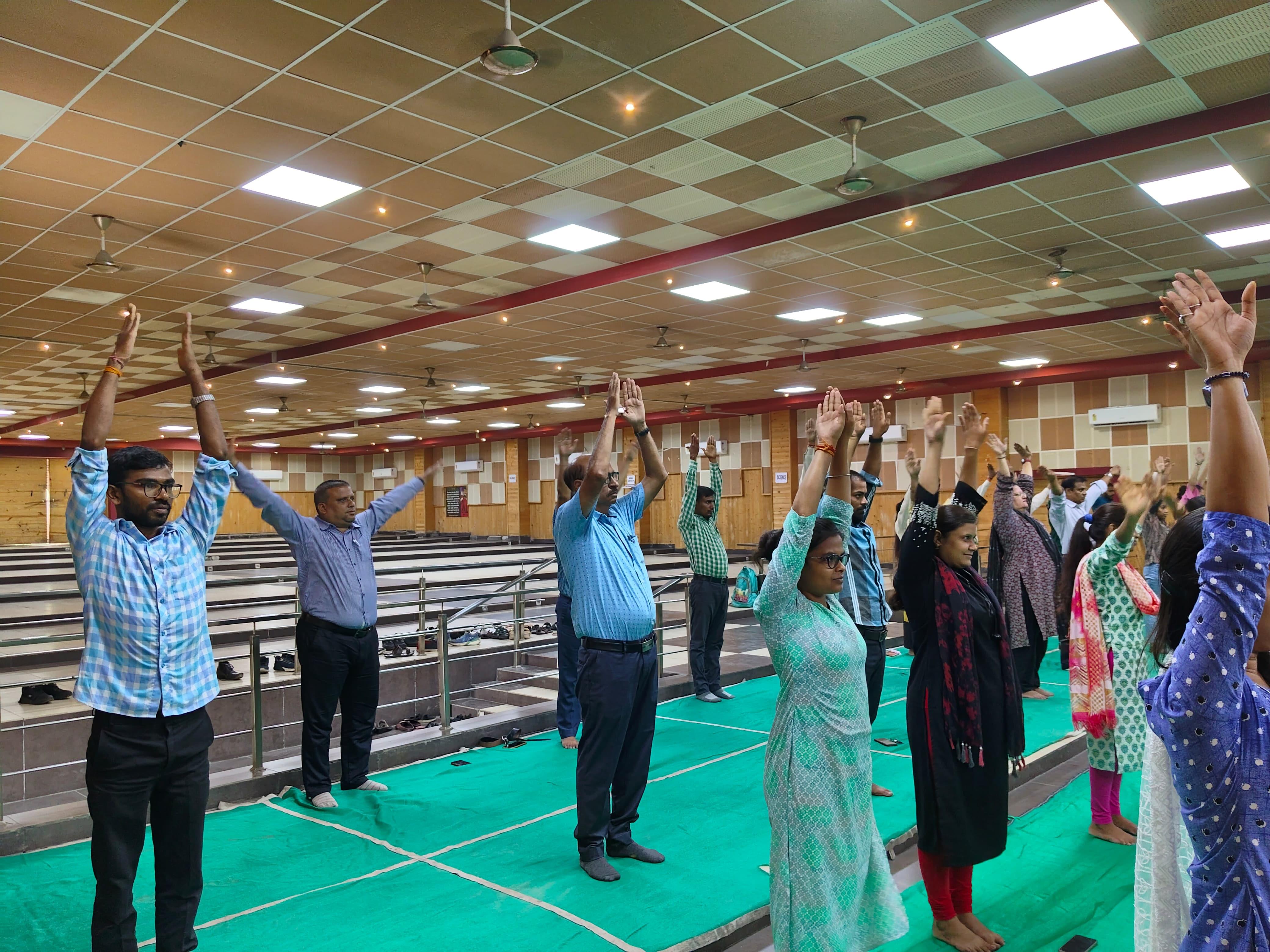 Krishna Vikash Institute of Technology Raipur Yoga Day photo 1