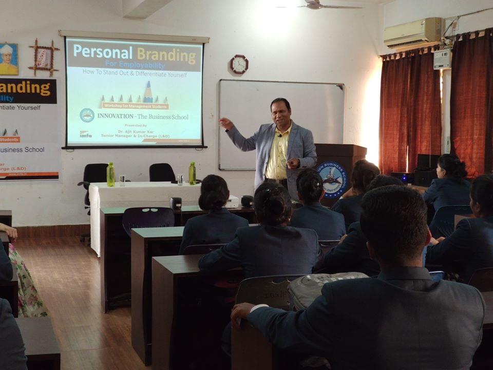 Innovation The Business School Bhubaneswar Personal Branding Workshop By Dr Ajit Kar Session photo 4