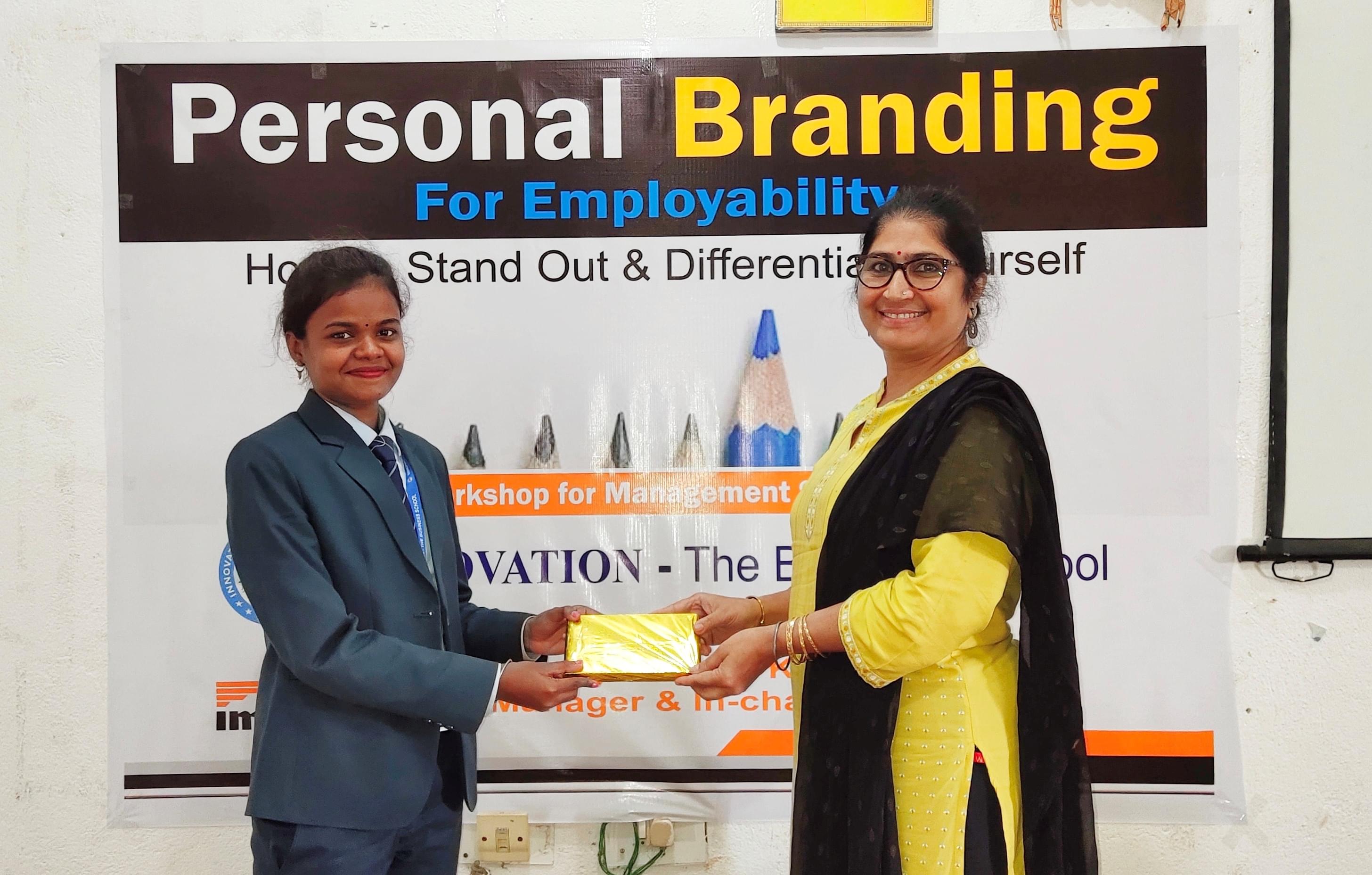 Innovation The Business School Bhubaneswar Personal Branding Workshop By Dr Ajit Kar Session photo 5