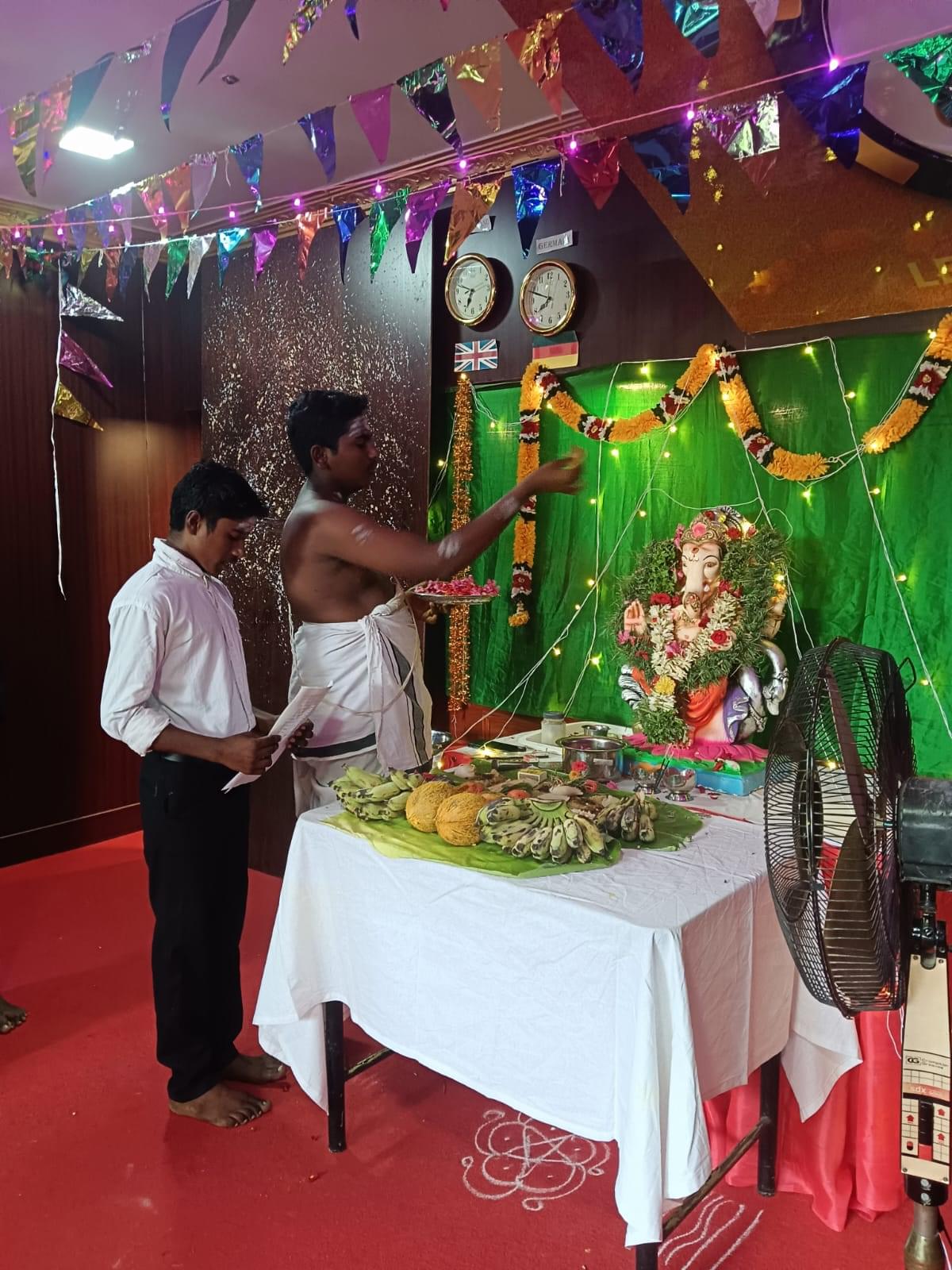Sree Sowdambika College of Hotel Management Aruppukottai Vinayagar Chaturthi photo 3