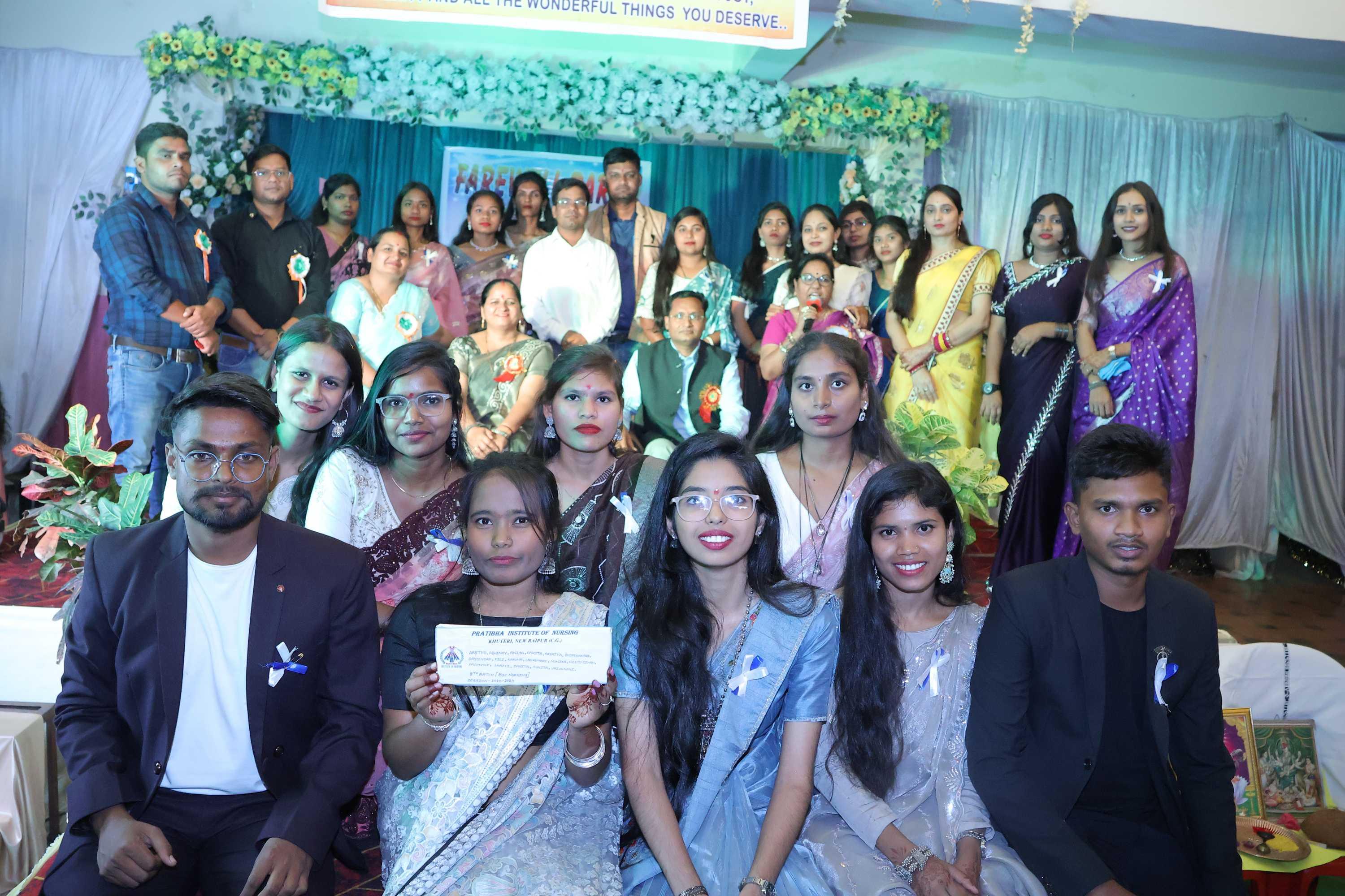 Pratibha Institute of Nursing Raipur Farewell photo 3