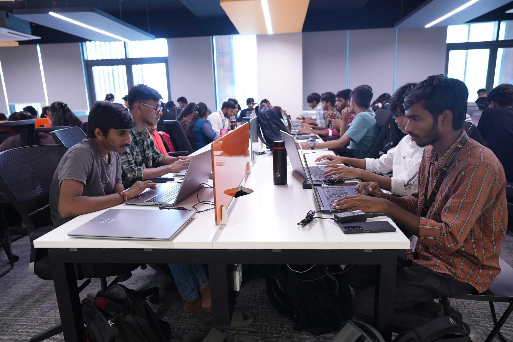 Sharda University collaborating with NIAT Class Room and Lab photo 5