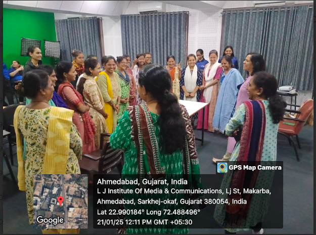 L J Institute of Media and Communications Ahmedabad Training  Workshop  Communication Sewa photo 41