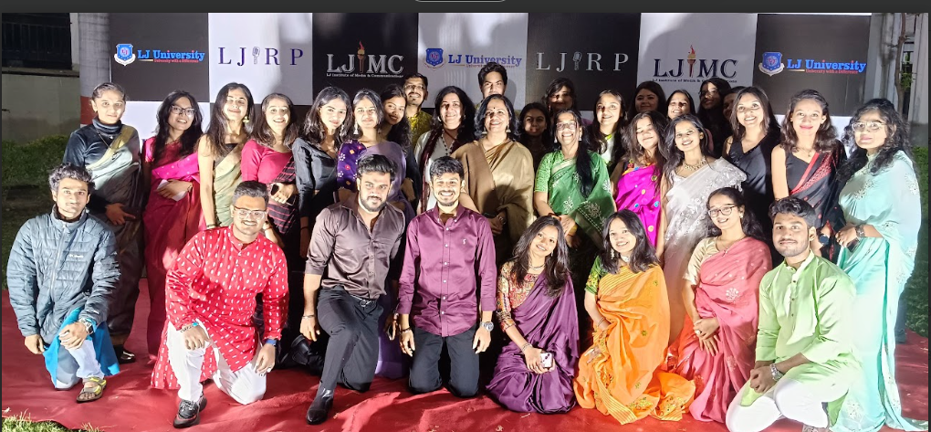 L J Institute of Media and Communications Ahmedabad Totha Party 2024 photo 2
