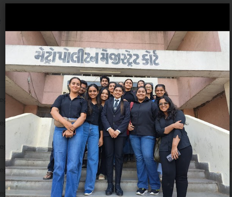 L J Institute of Media and Communications Ahmedabad Court visit 3 photo 1