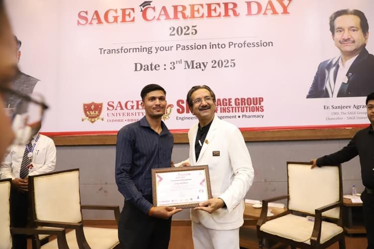 SAGE University Bhopal Career Day photo 12