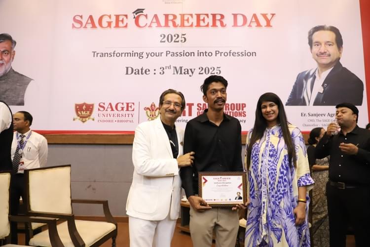 SAGE University Bhopal Career Day photo 27