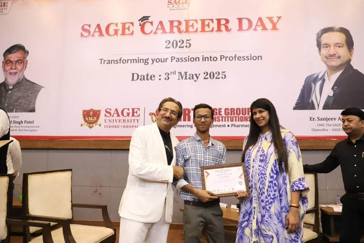 SAGE University Bhopal Career Day photo 25