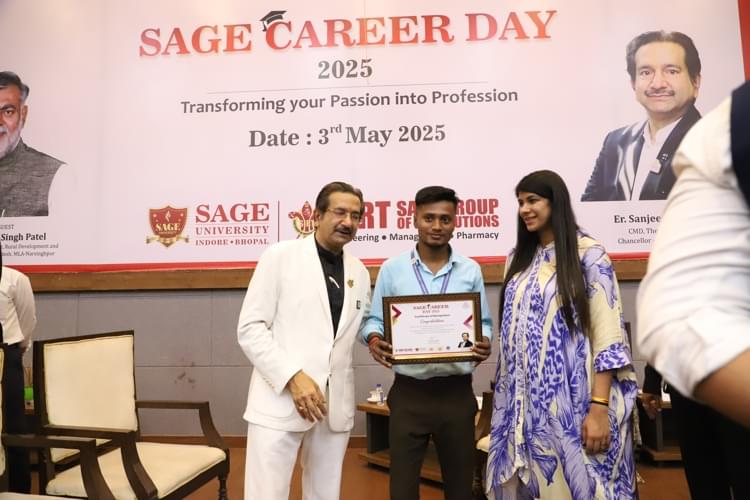 SAGE University Bhopal Career Day photo 24