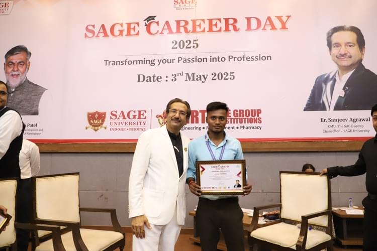 SAGE University Bhopal Career Day photo 23