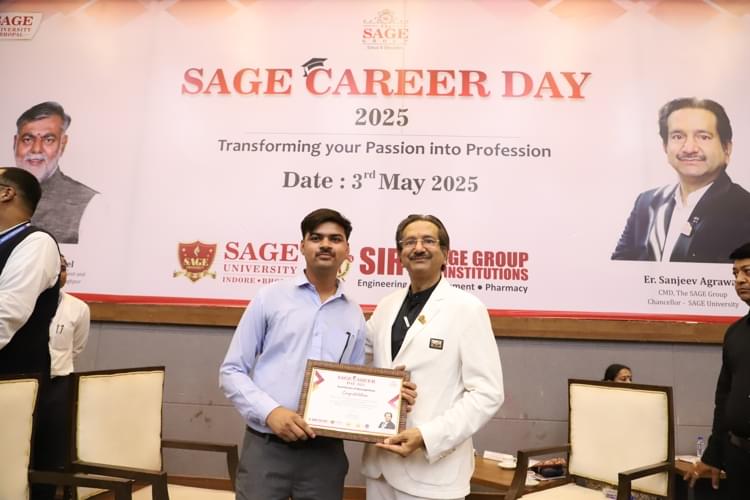 SAGE University Bhopal Career Day photo 22