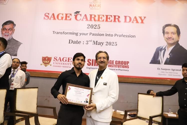 SAGE University Bhopal Career Day photo 21