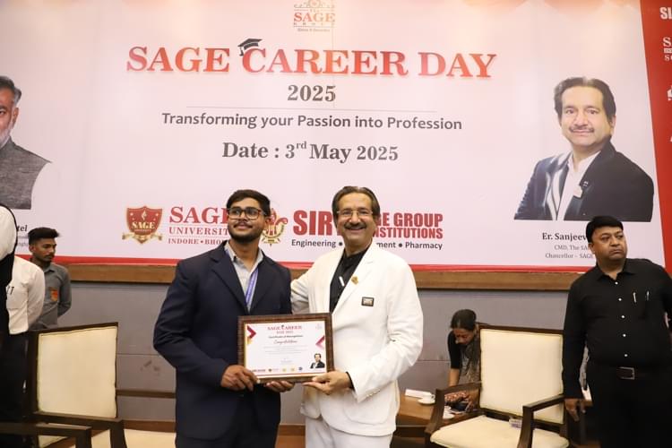SAGE University Bhopal Career Day photo 20