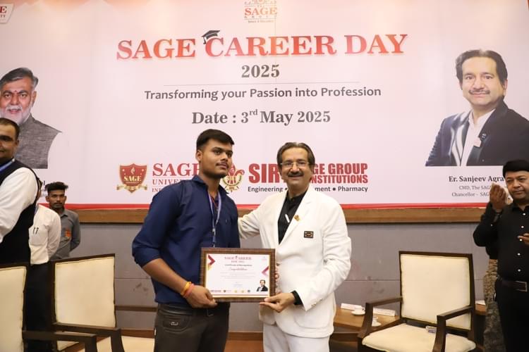 SAGE University Bhopal Career Day photo 19