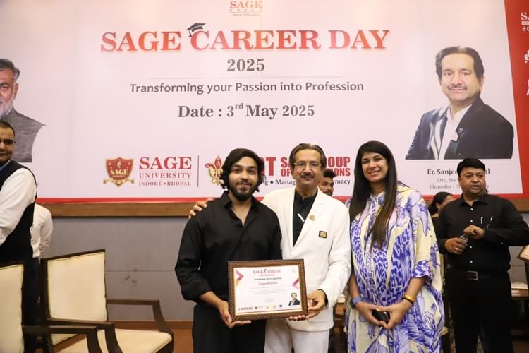 SAGE University Bhopal Career Day photo 30