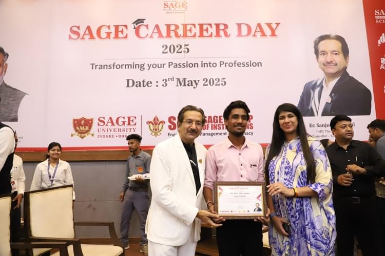SAGE University Bhopal Career Day photo 29