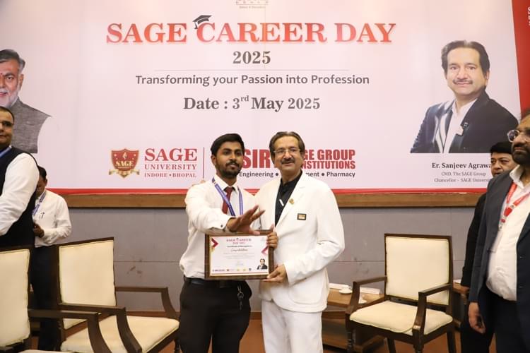 SAGE University Bhopal Career Day photo 40