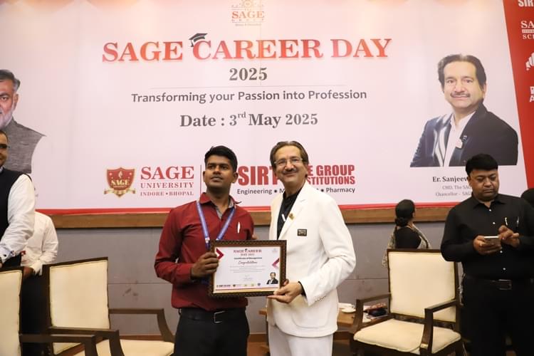 SAGE University Bhopal Career Day photo 35