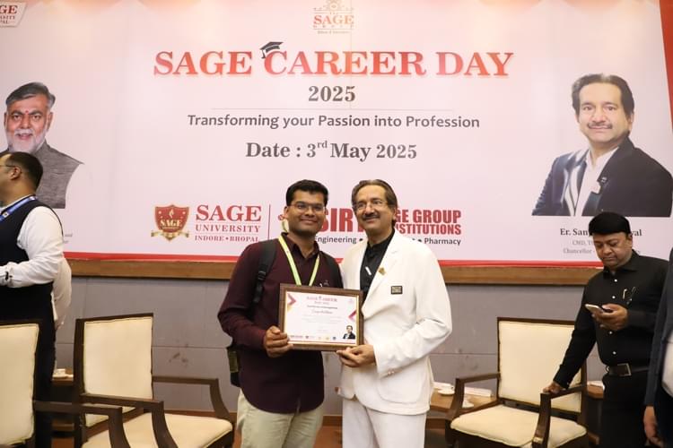 SAGE University Bhopal Career Day photo 45
