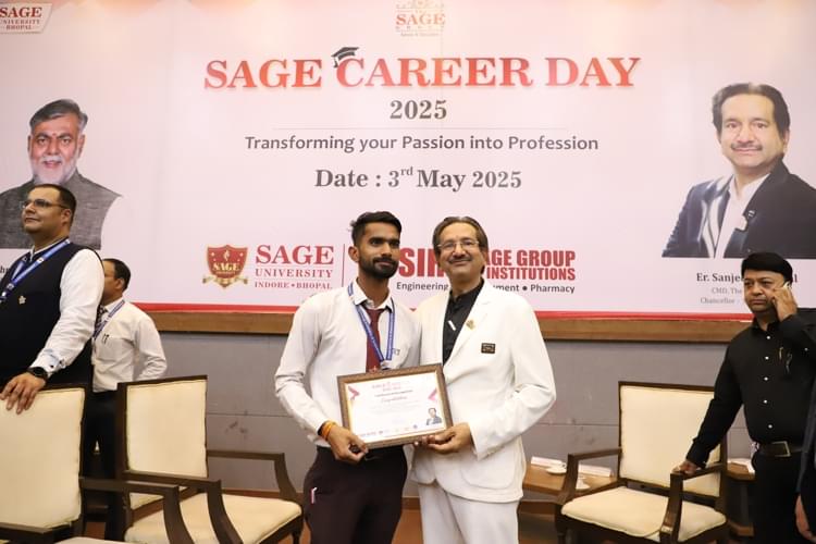 SAGE University Bhopal Career Day photo 43
