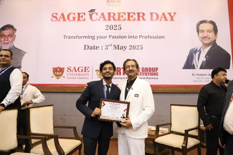 SAGE University Bhopal Career Day photo 42