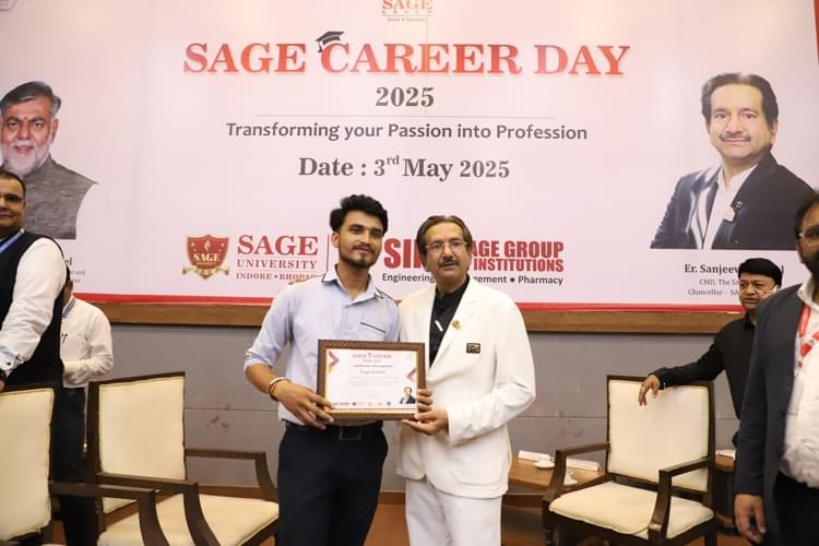 SAGE University Bhopal Career Day photo 41