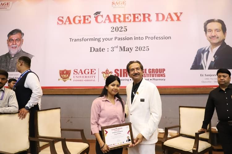 SAGE University Bhopal Career Day photo 55