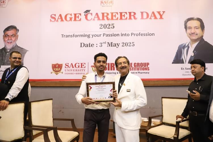 SAGE University Bhopal Career Day photo 50