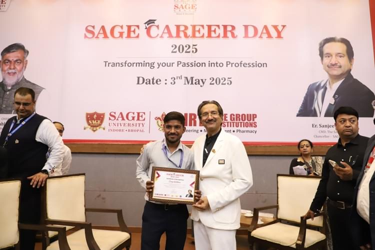 SAGE University Bhopal Career Day photo 48