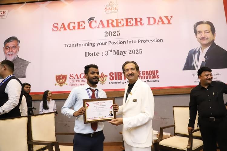SAGE University Bhopal Career Day photo 65